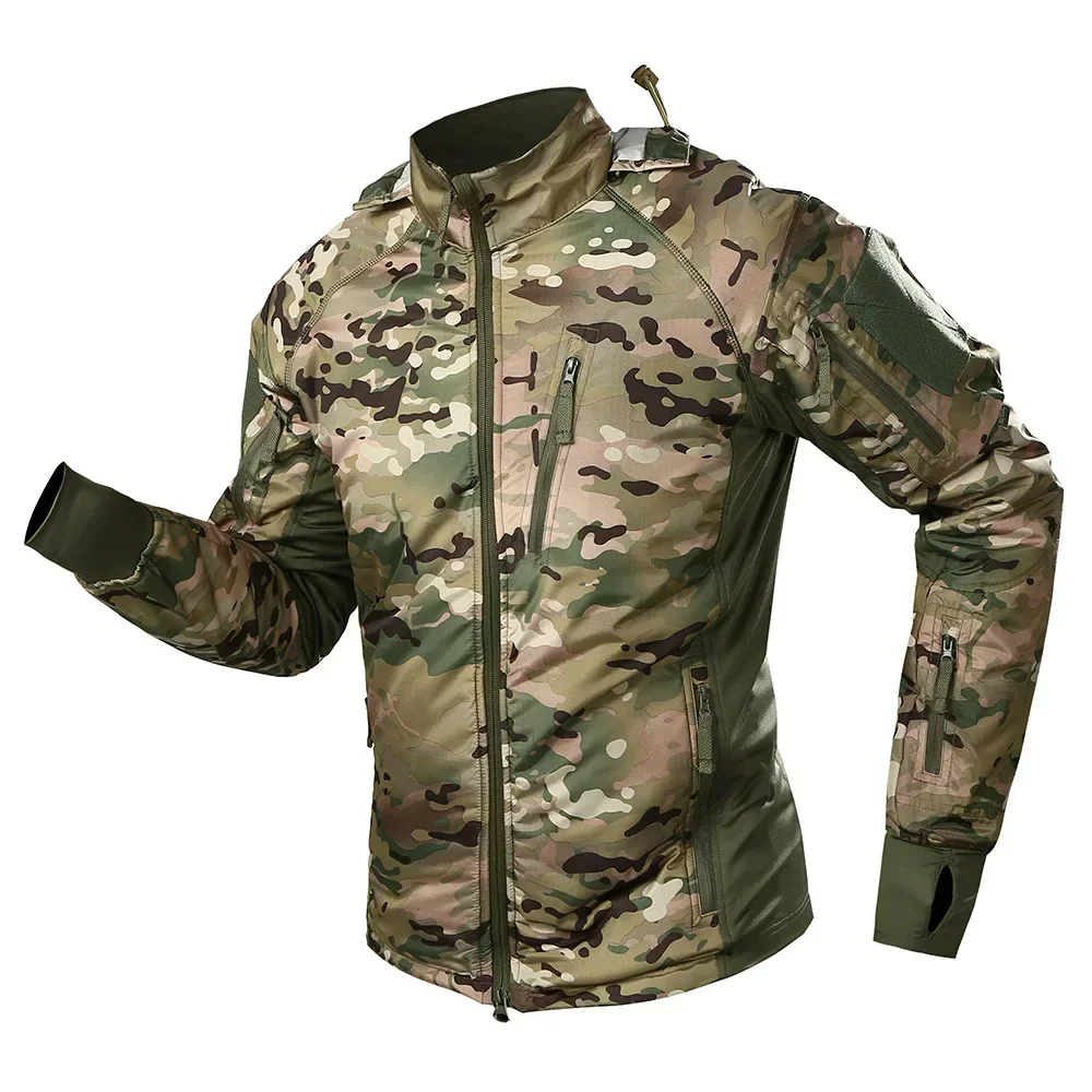 Fishing Jacket Waterproof - الرجال الشتاء سوفتشيل السترات التكتيكية الذكور