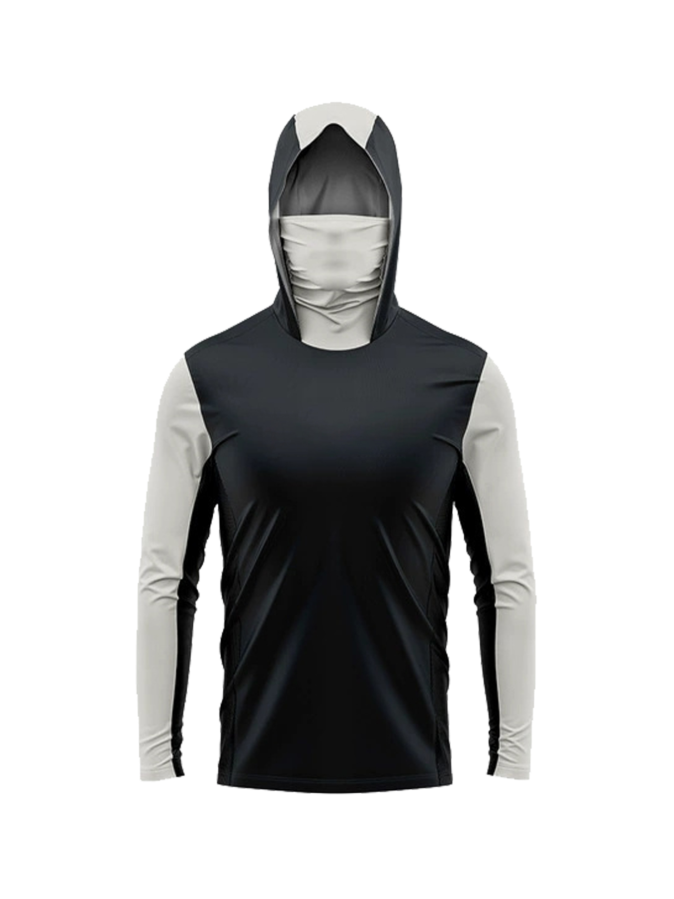 قميص صيد رجالي بقلنسوة بنمط ال - مراجعة Fishing Mask Sun Protection وسعره