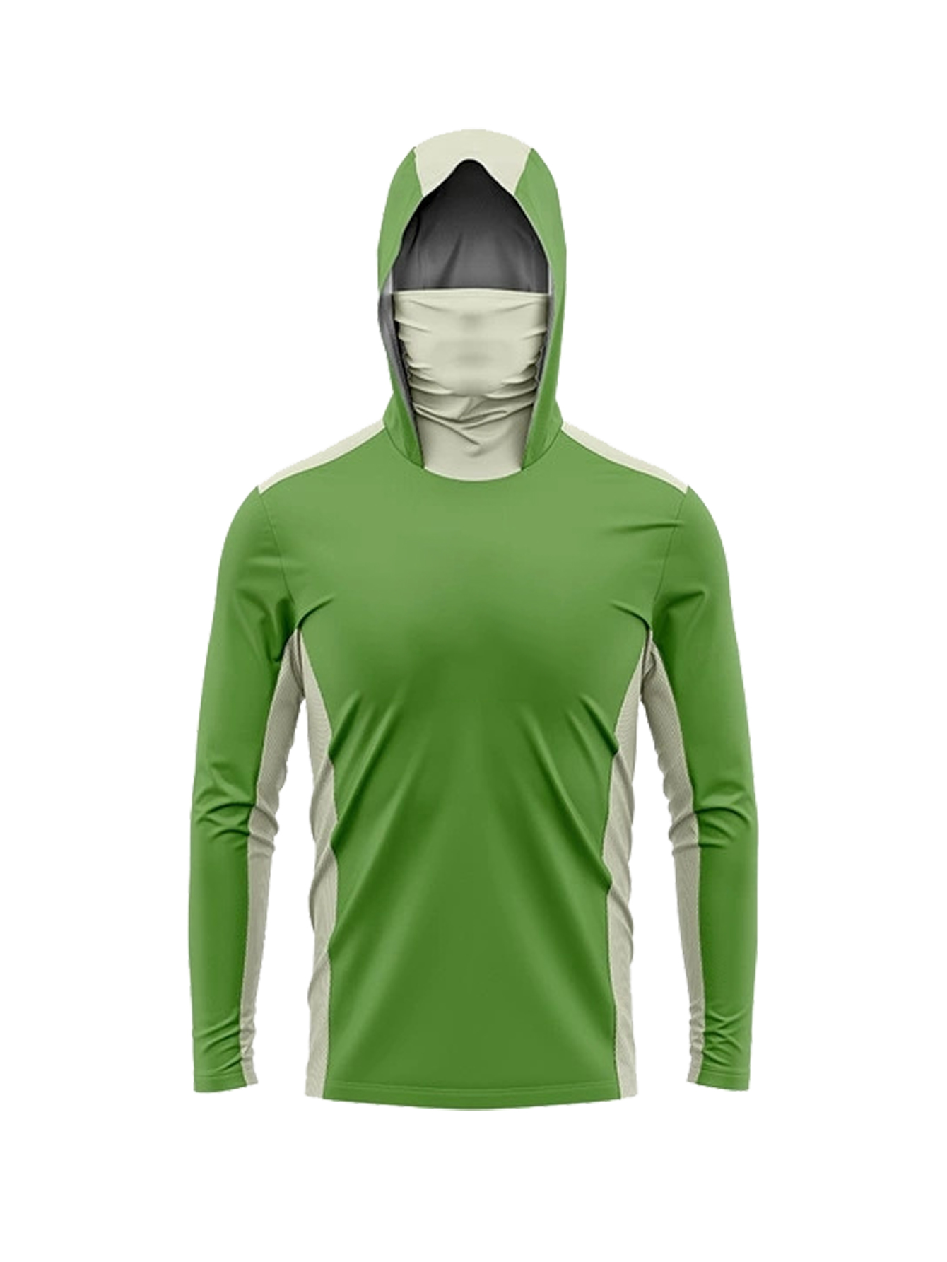 قميص صيد رجالي بقلنسوة بنمط ال - مراجعة Fishing Mask Sun Protection وسعره