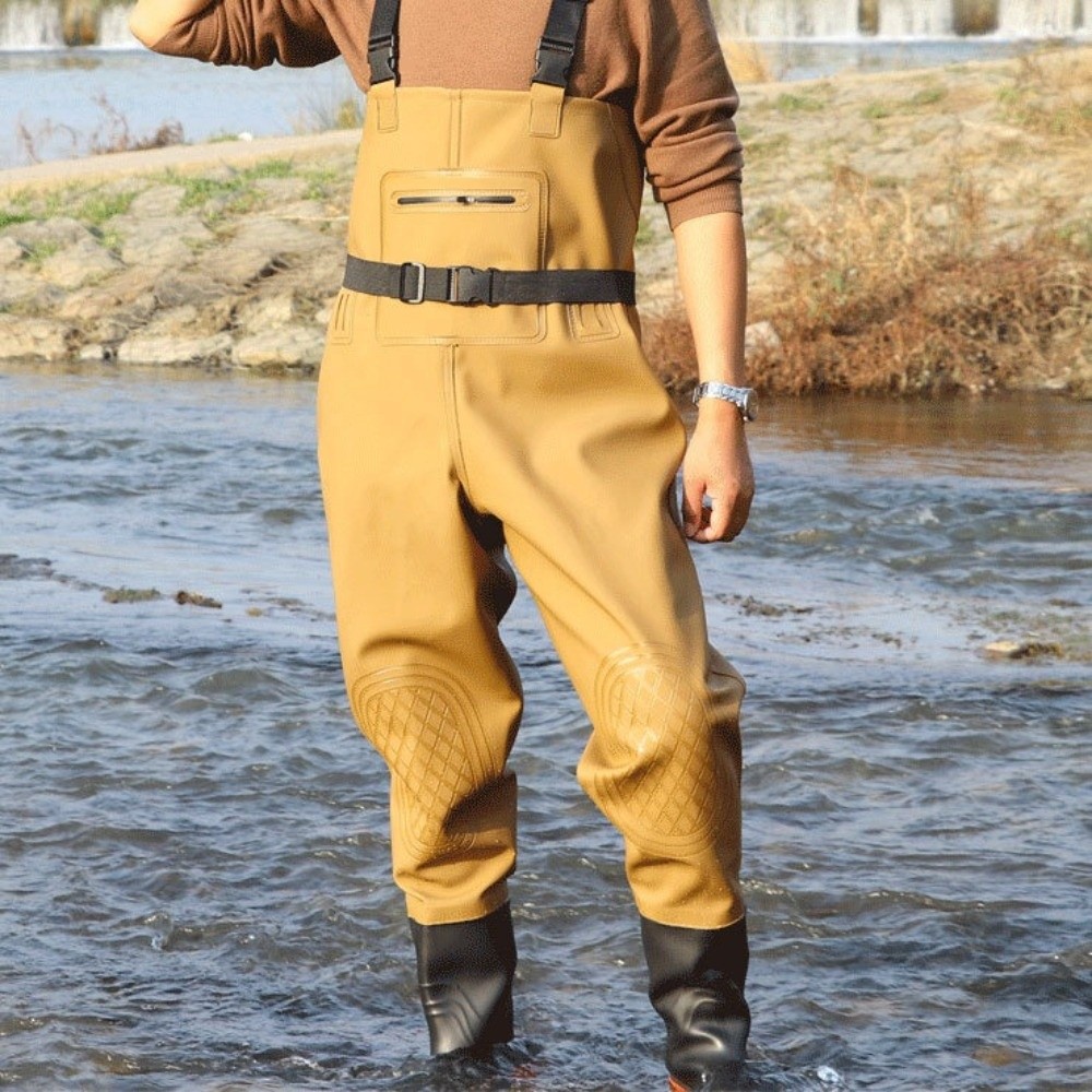 بدلة صيد مفيدة من البولي فينيل - مراجعة Fishing Waders وسعره