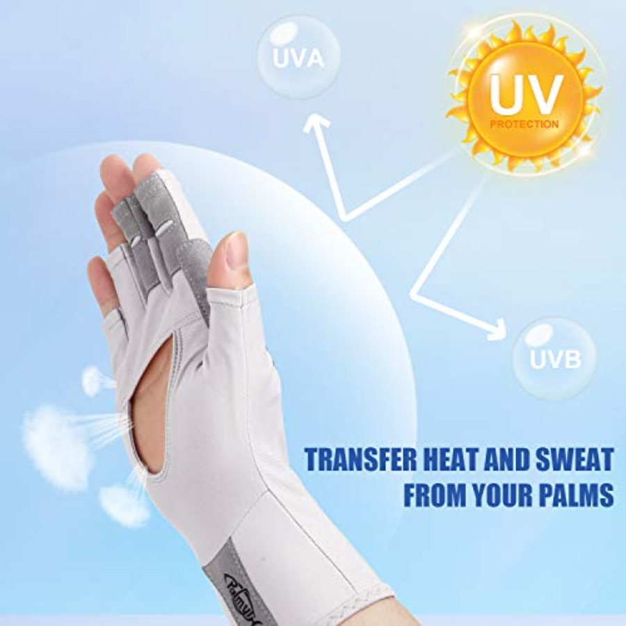 قفازات صيد بدون أصابع للحماية  - مراجعة Fishing Gloves وسعره